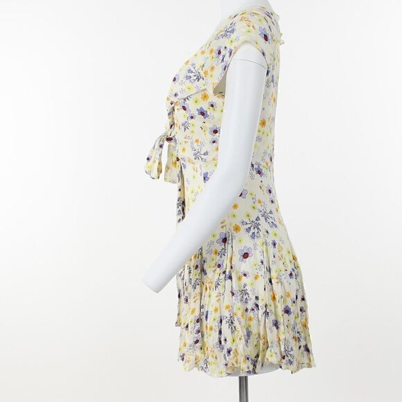 Free People Womens It Takes Two Wrap Dress - Picture 3 of 5